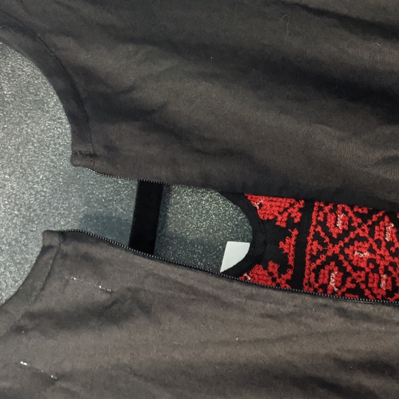 Eyes Of Simone Embroidered Bohemian Black Tunic Dress Size Small - Picture 9 of 12